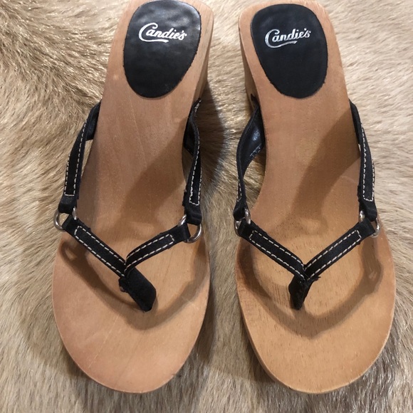 Candie's Shoes - Candies Wooden Sandals